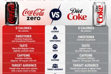 Difference between diet coke and coke zero
