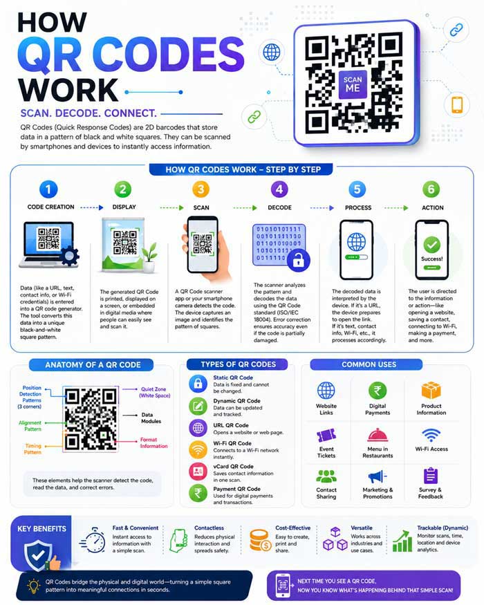 How QR Codes work