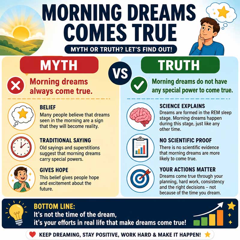 Does morning dreams comes true