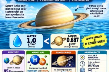 Do You Know Saturn Planet Can float in Water