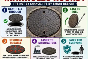Why are manholes round