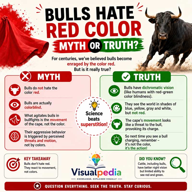 Why Do Bulls Hate REd Color