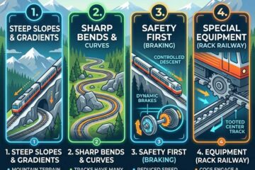 why Mountain trains move slowly