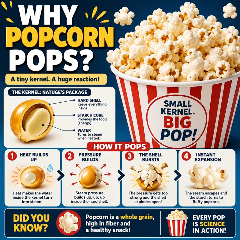 Why Popcorn Pops